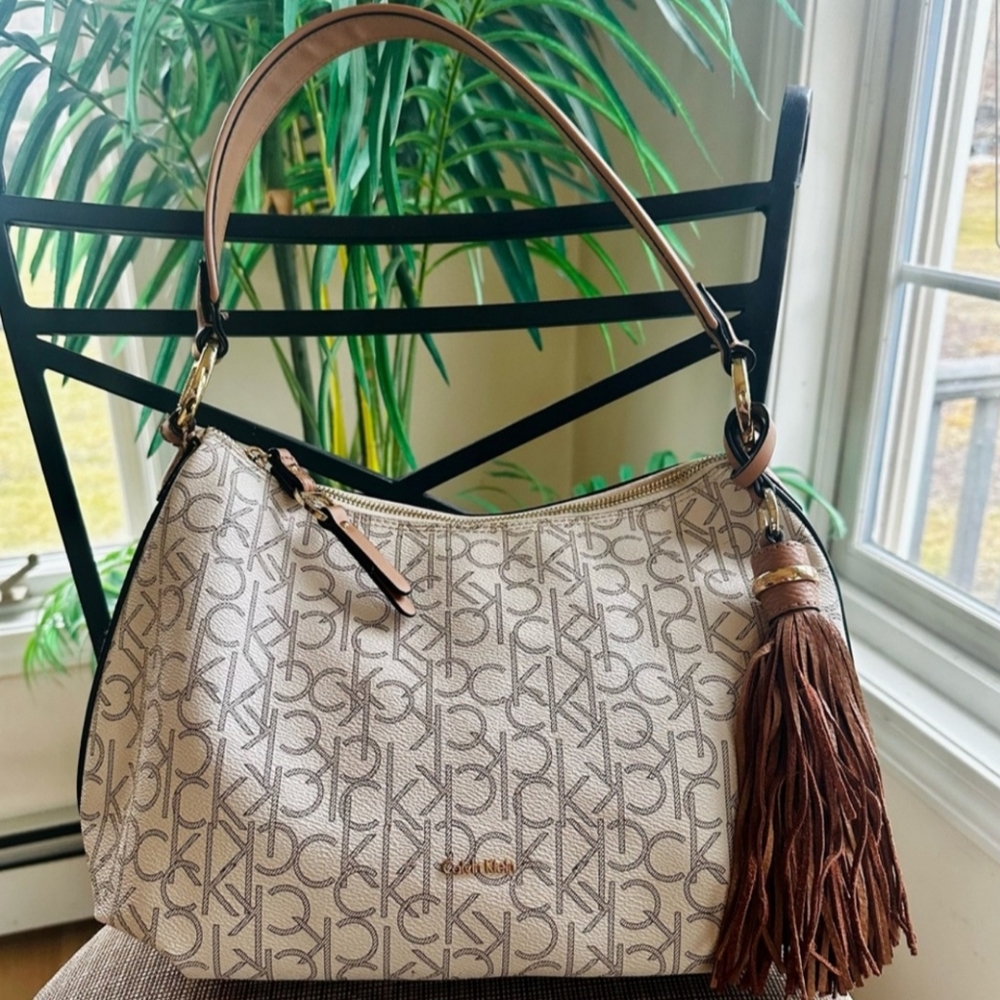 Calvin Klein Logo Shoulder Bag